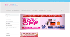 Desktop Screenshot of bestcosmetics.com.au